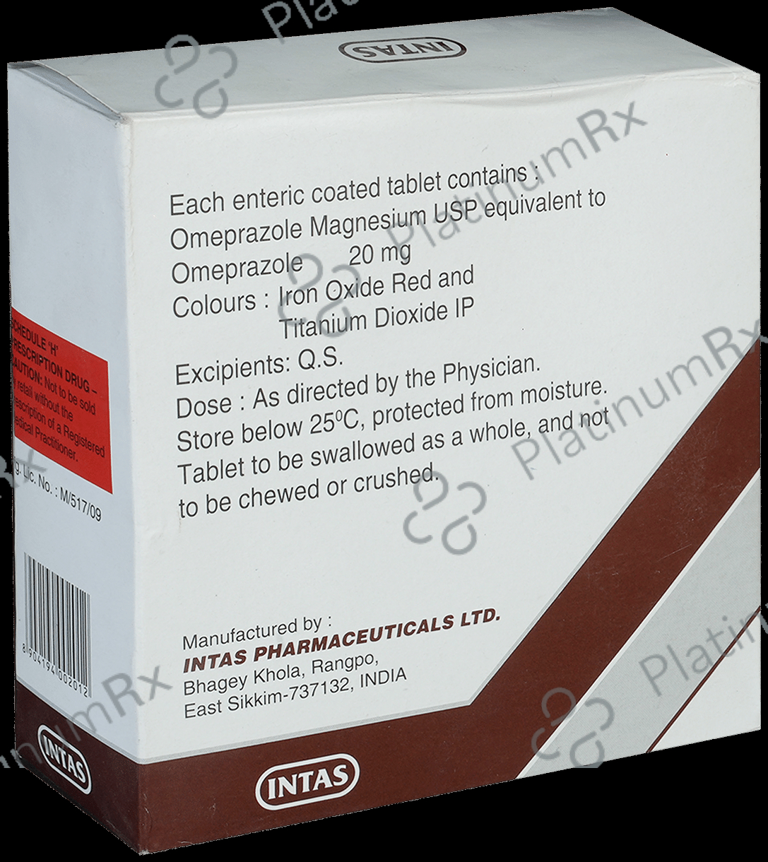 Ometab 20mg Tablet DR 10s