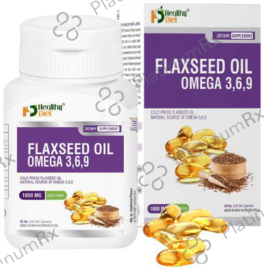 Healthy Diet Flaxseed Oil Omega 3,6,9 1000mg Soft Gel Capsule