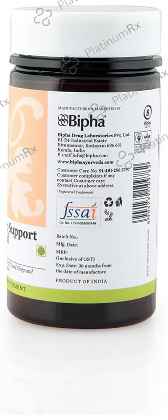 Bipha Ayurveda Sleep Support Blend 205mg Tablet