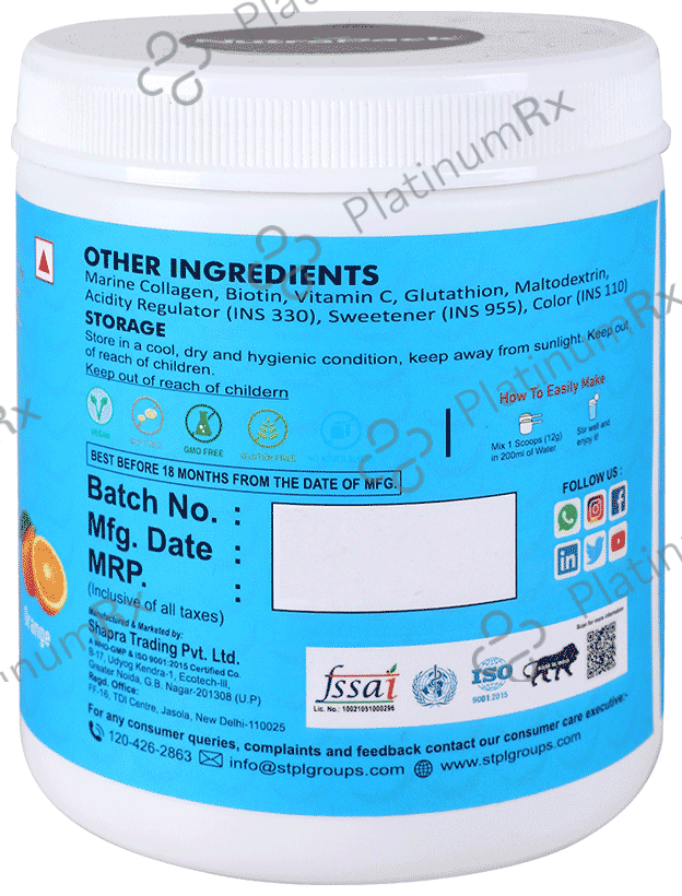 NutraPack Marine Collagen (200gm Each) Powder Orange 1 Powder