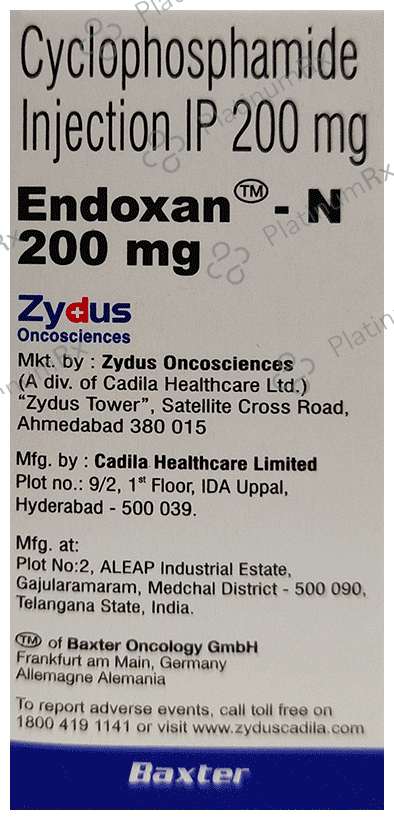 Endoxan N 200mg Injection 1 Injection