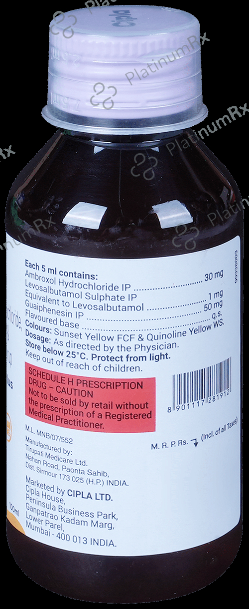 Levolin Plus Syrup Sugar Free Mango