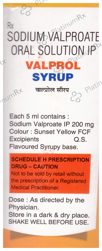 Valprol 200mg Syrup 200ml