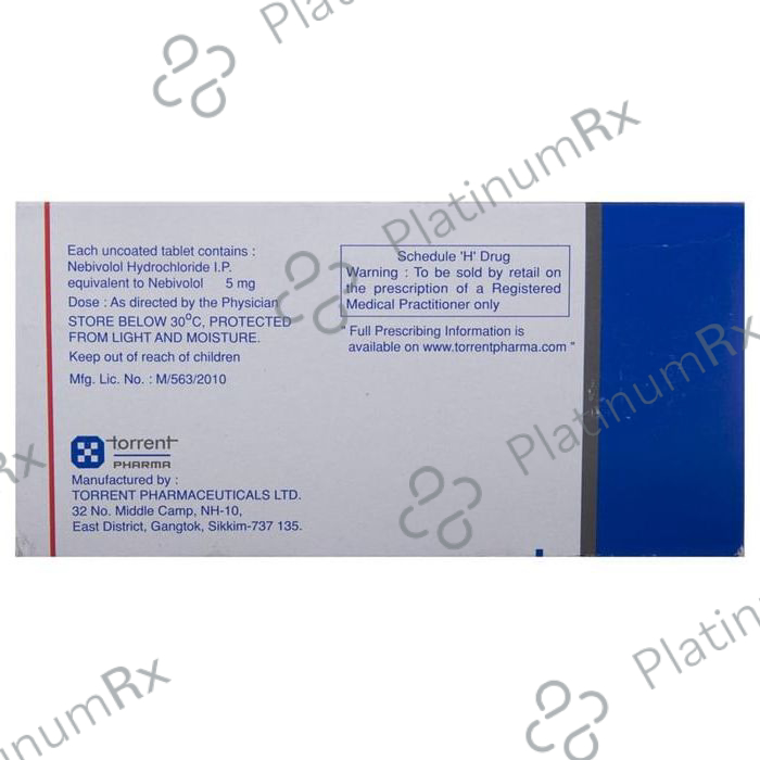 Nebicard 5mg Tablet 10s
