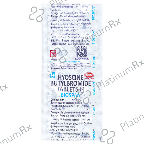 Biospan 10mg Tablet 10s