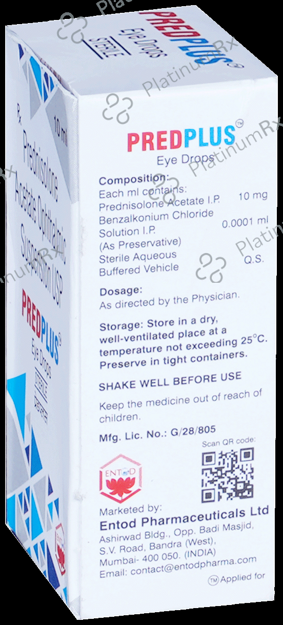 Pred Plus 10mg Eye Suspension 10ml