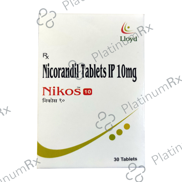 Nikos 10mg Tablet 30s