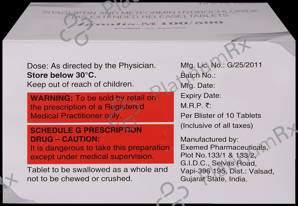 Ignalis M 100/500mg Tablet ER 10s