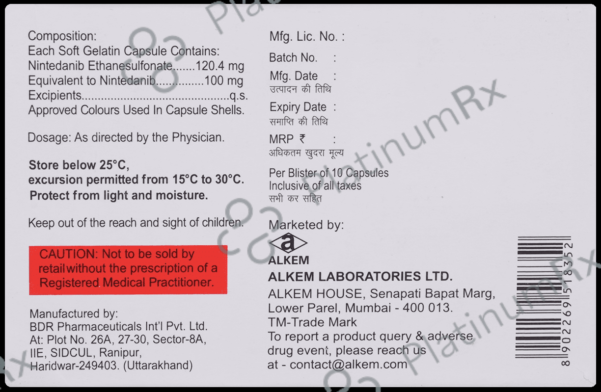 Fibnib 100mg Soft Gelatin Capsule 10s
