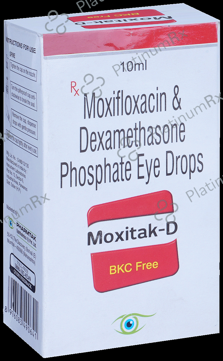 Moxitak D Eye Drop