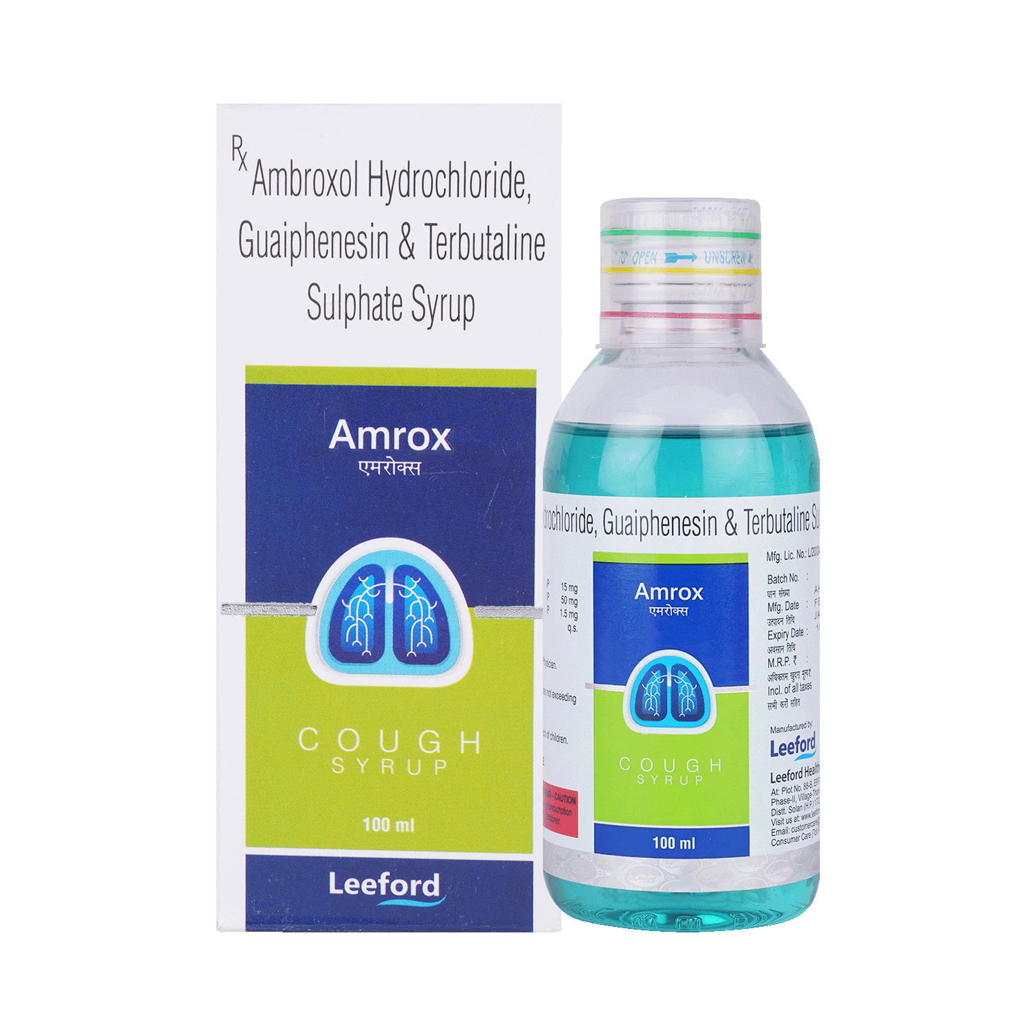 Amrox 15/50/1.5mg Syrup 100ml