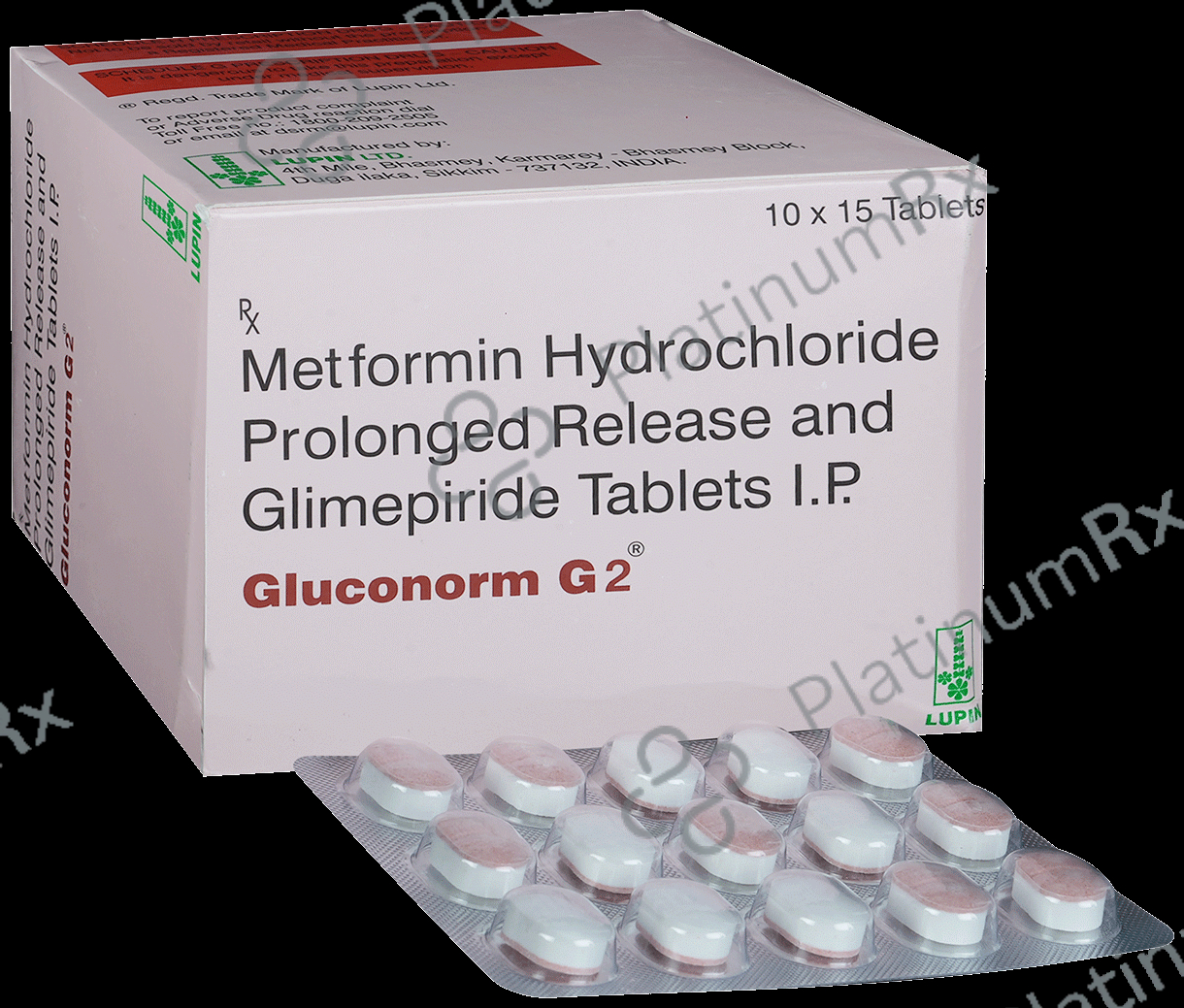 Gluconorm G2 2/500mg Tablet PR 15s