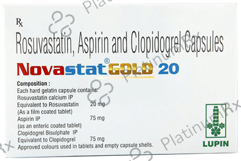 Novastat Gold 75/20/75mg Capsule 10s