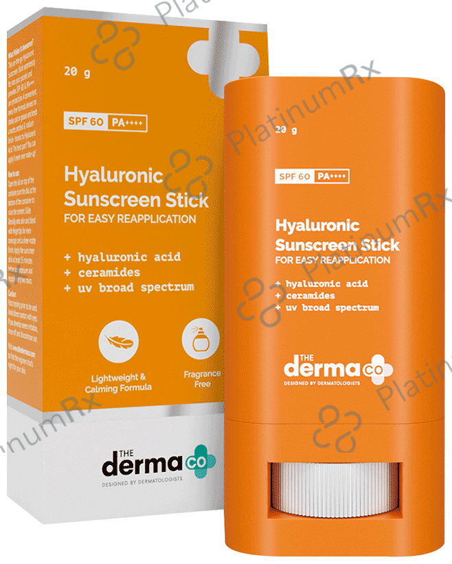 The Derma Co Hyaluronic Sunscreen Stick SPF 60 PA++++