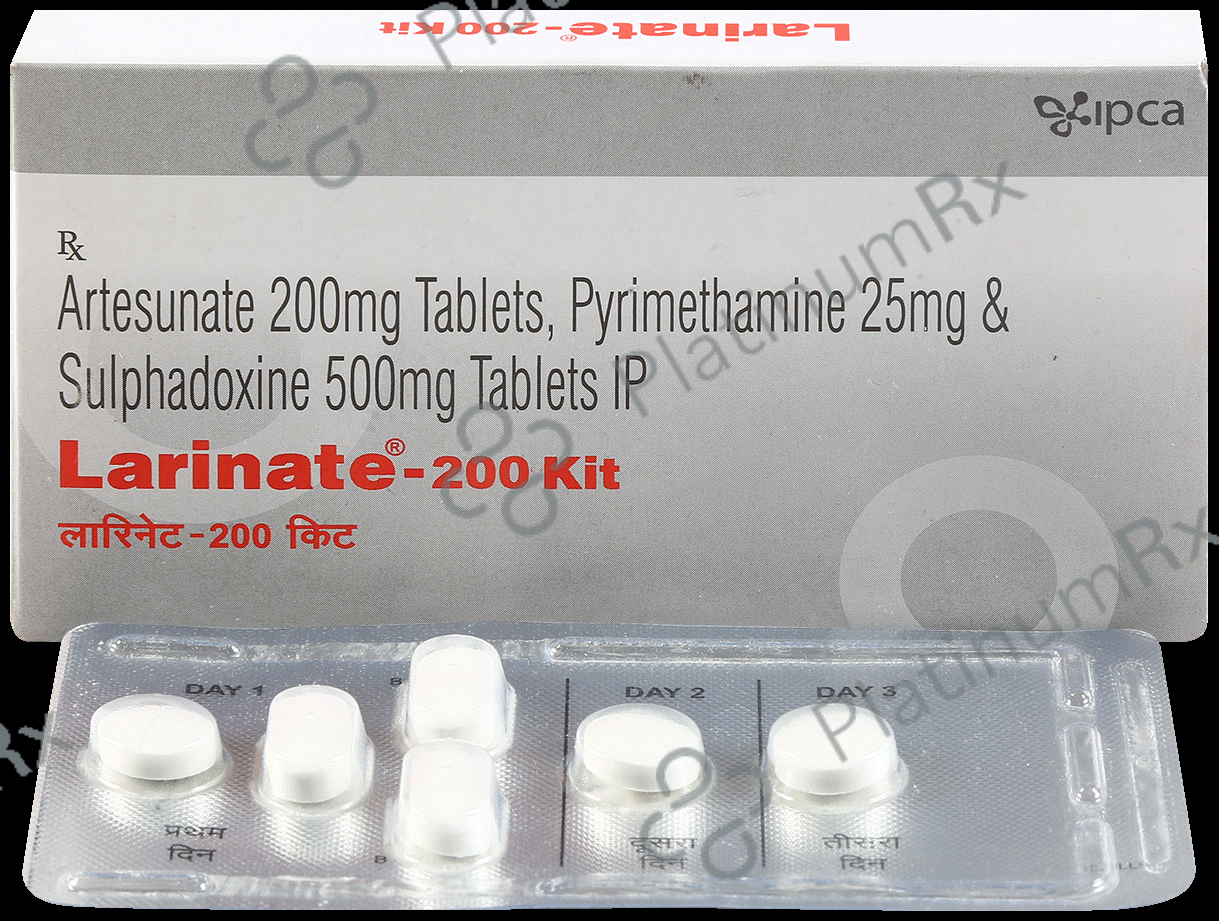 Larinate 200/25/500mg Kit Tablet 6s