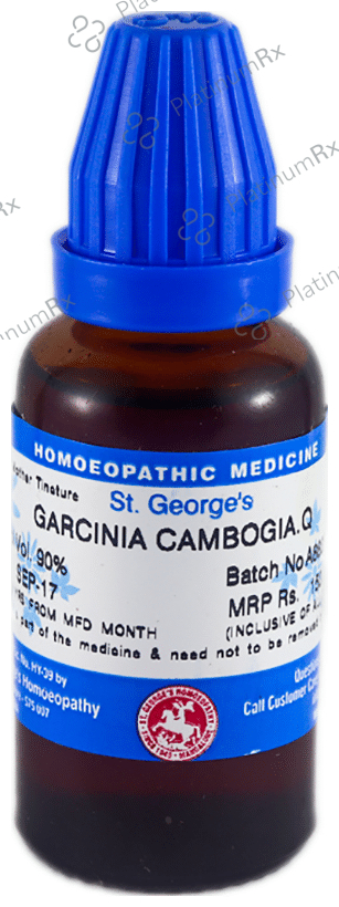 St. George’s Garcinia Cambogia Mother Tincture Q