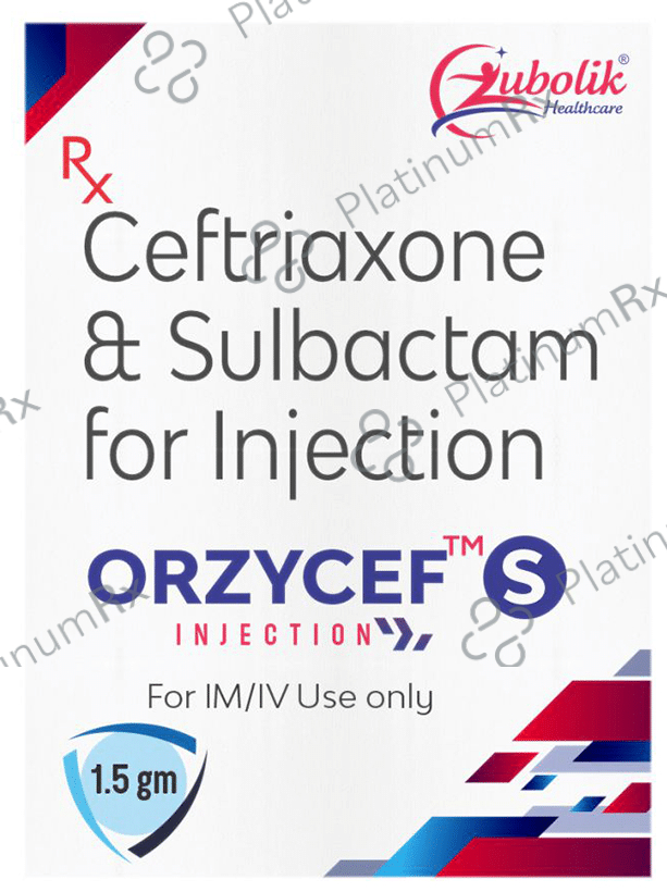 Orzycef S 1.5 gm Injection