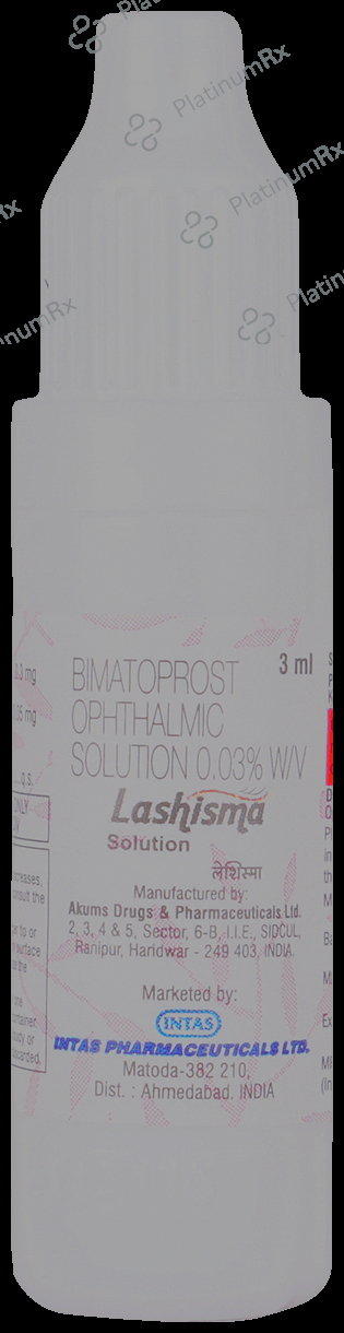 Lashisma 0.03% Ophthalmic Solution 3ml