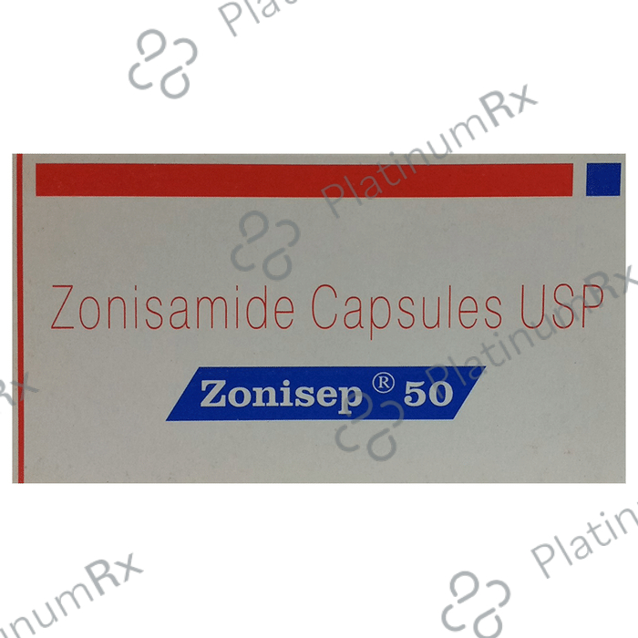 Zonisep 50mg Capsule 10s