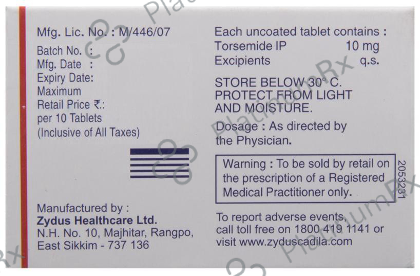 Torget 10mg Tablet 10s