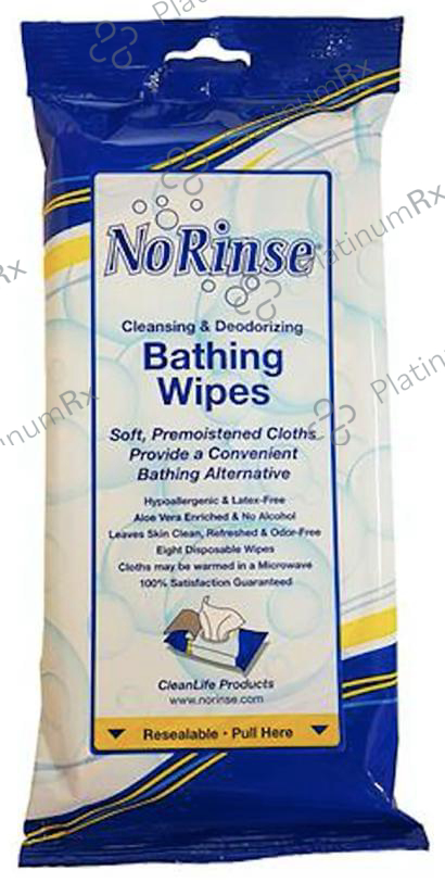 CleanLife Cleansing & Deodorizing No Rinse Bathing Wipes