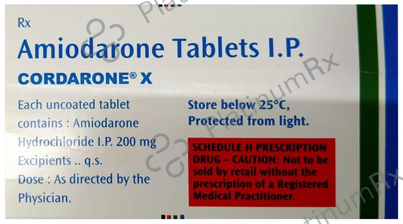 Cordarone X 200mg Tablet 15s
