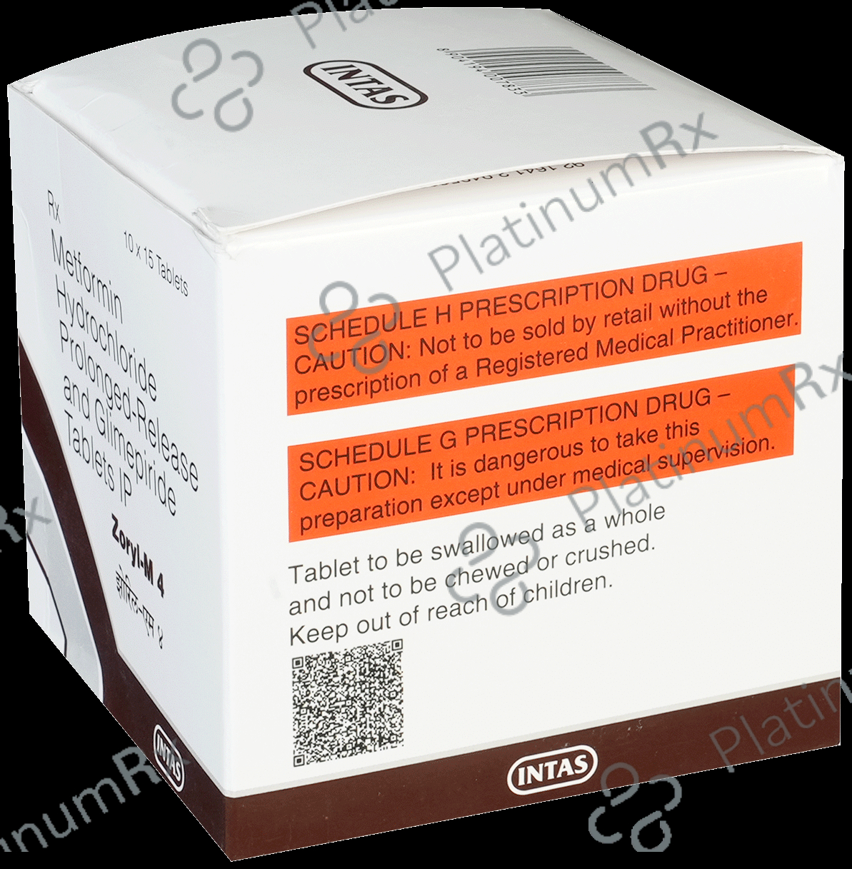 Zoryl M4 4/500mg Tablet PR 15s