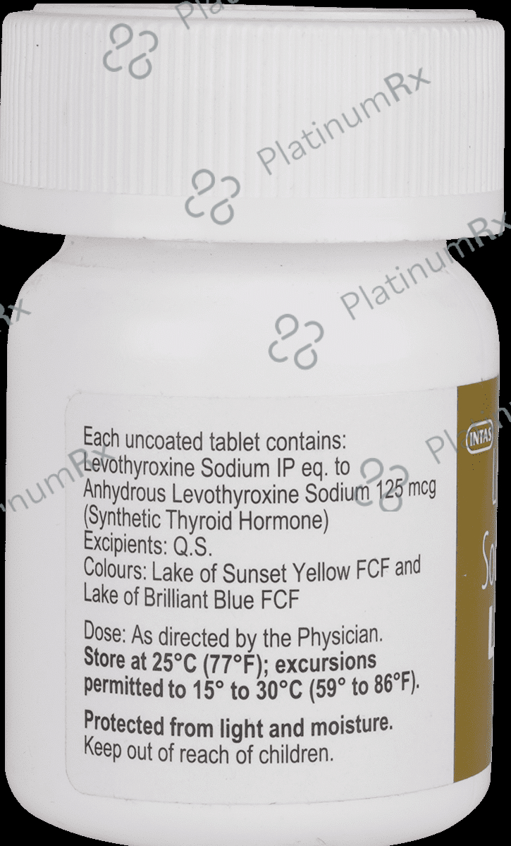 Lethyrox 125 Tablet 50 Tablet