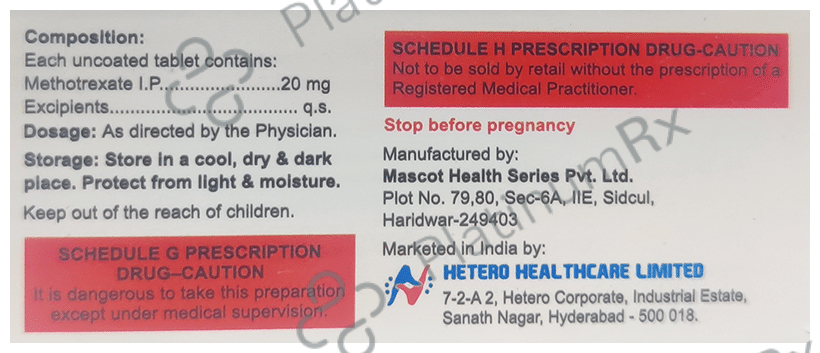 Methora 20 Tablet