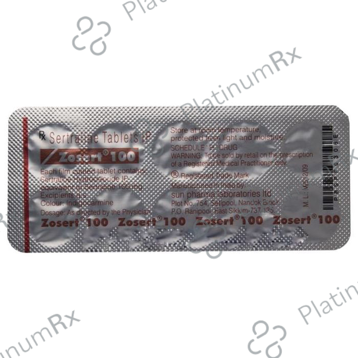 Zosert 100mg Tablet 10s