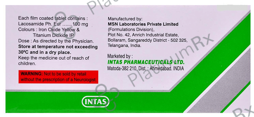 Lacotide 100mg Tablet 10s