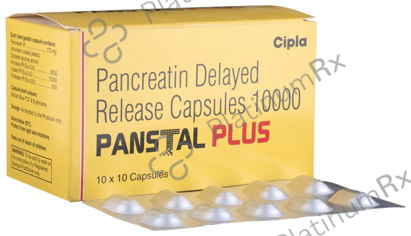 Panstal Plus 10000 Capsule DR