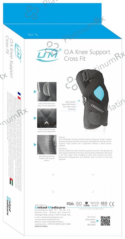 United Medicare O.A Knee Support Cross Fit XL Left