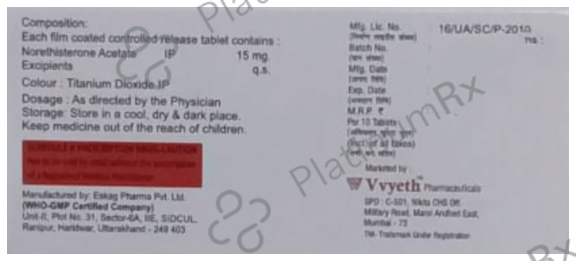 Vynor CR 15 Tablet