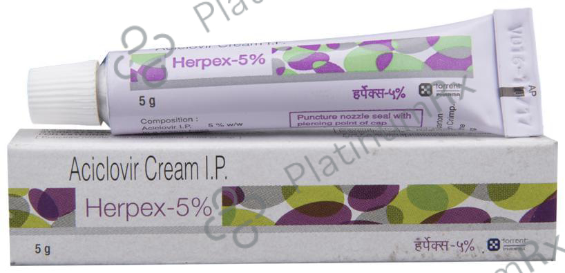 Herpex 5% Cream 5gm