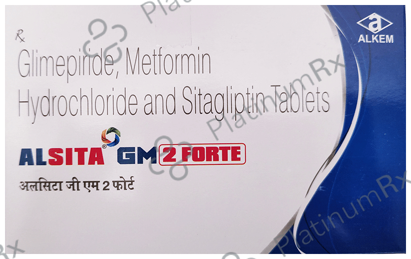 Alsita GM 2 Forte 2/1000/50mg Tablet 10s