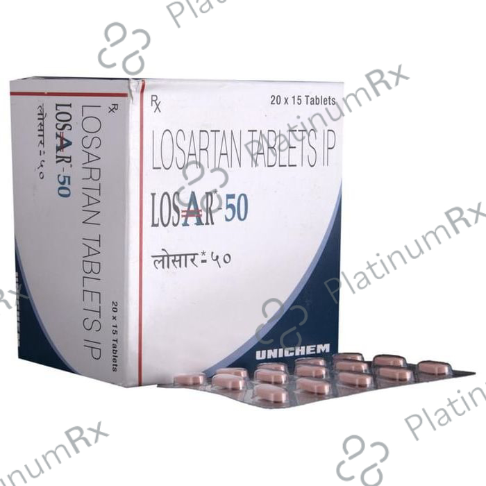 Losar 50mg Tablet 15s