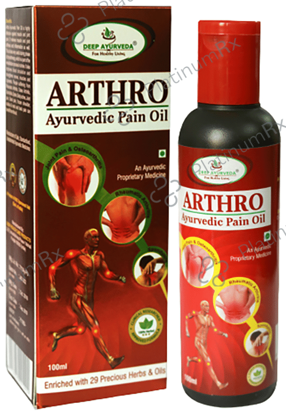 Deep Ayurveda Arthro Ayurvedic Pain Oil