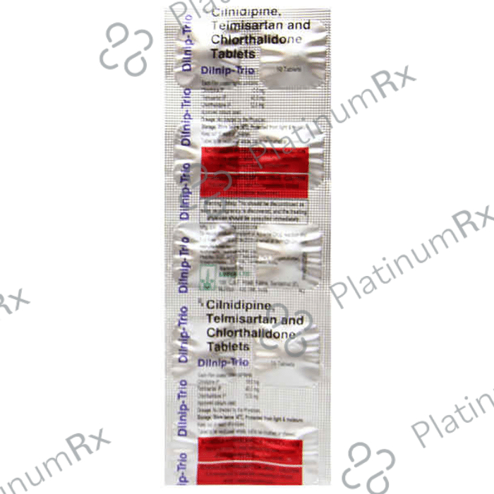 Dilnip Trio 12.5/10/40mg Tablet 10s