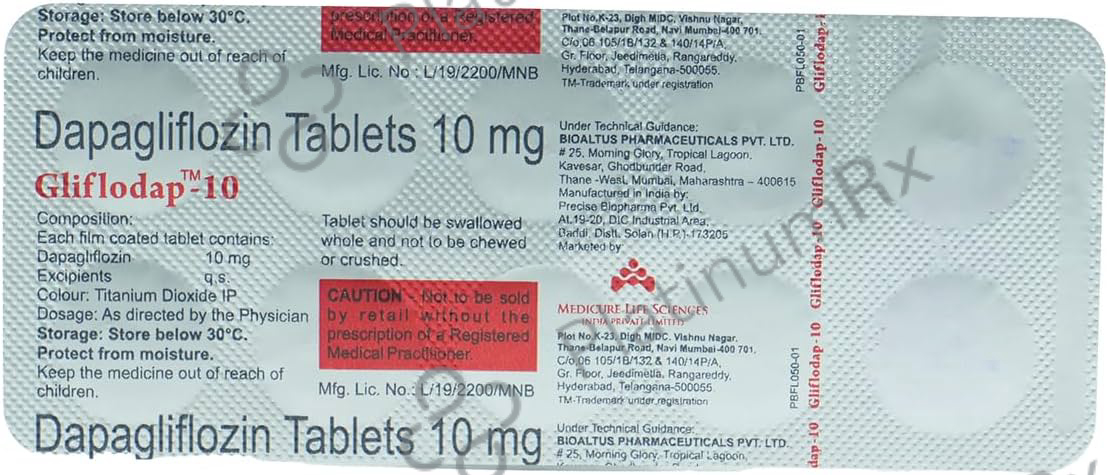 Gliflodia 10mg Tablet 10s