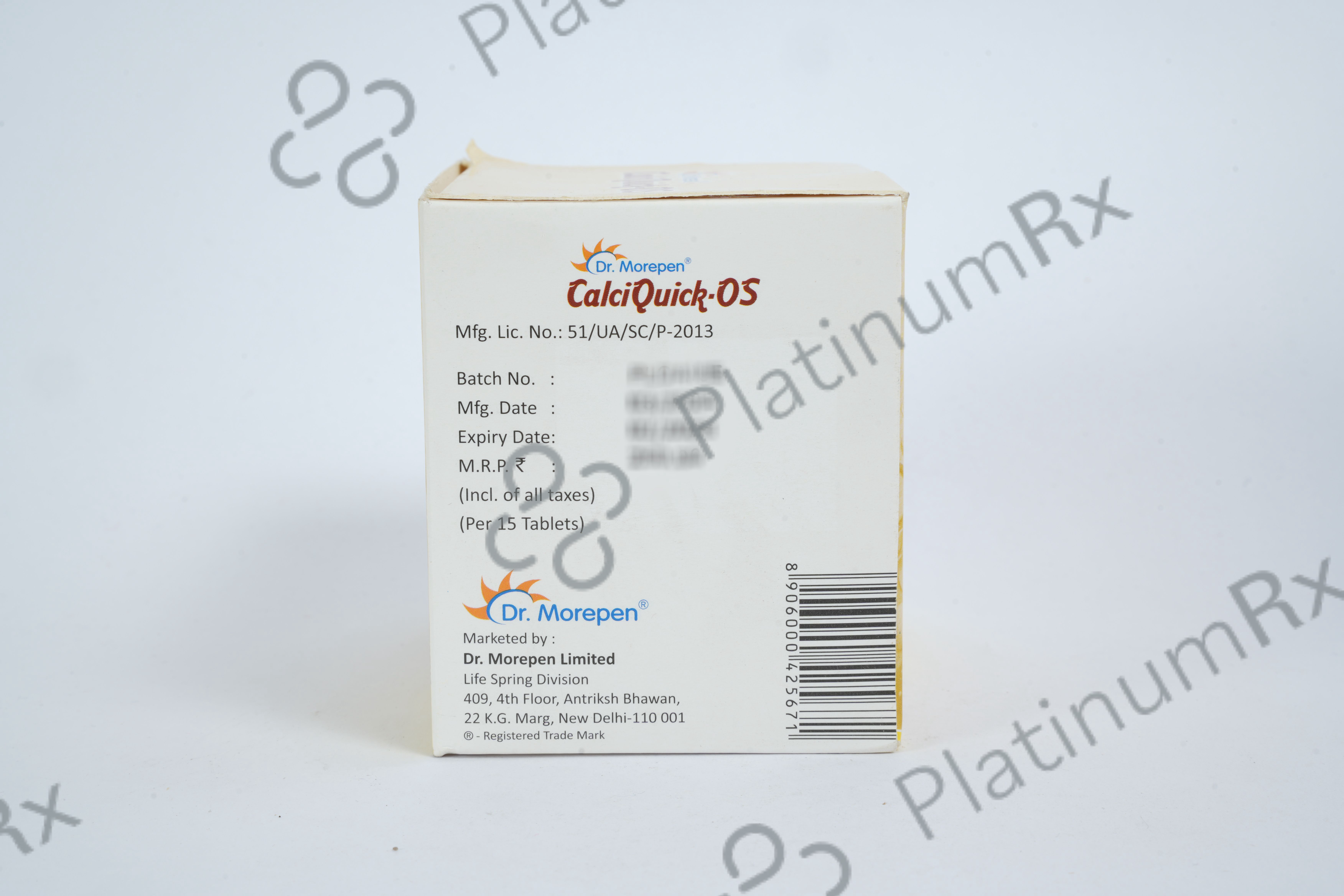 Calciquick OS 0.25mcg/500mg Tablet 15s