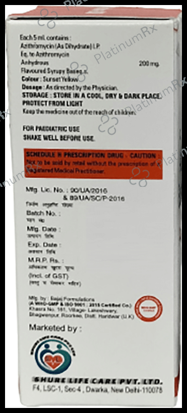Aziture 200 Oral Suspension