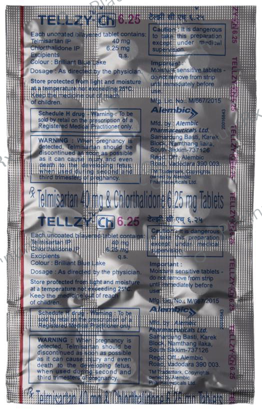 Tellzy CH 6.25mg Tablet 15s