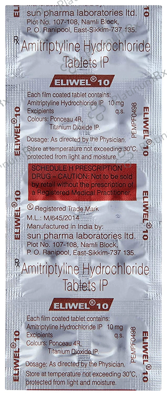 Eliwel 10mg Tablet 10s