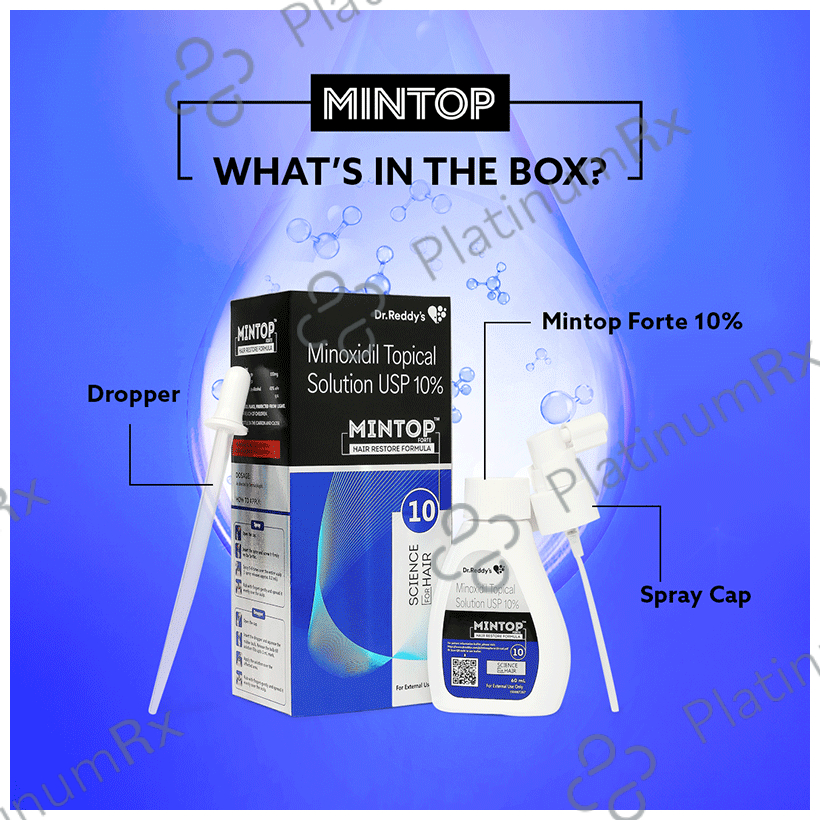 Mintop Forte 10% Hair Restore Formula 60ml