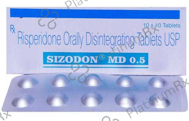 Sizodon MD 0.5mg Disintegrating Strip 10s