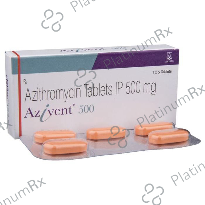 Azivent 500mg Tablet 5s