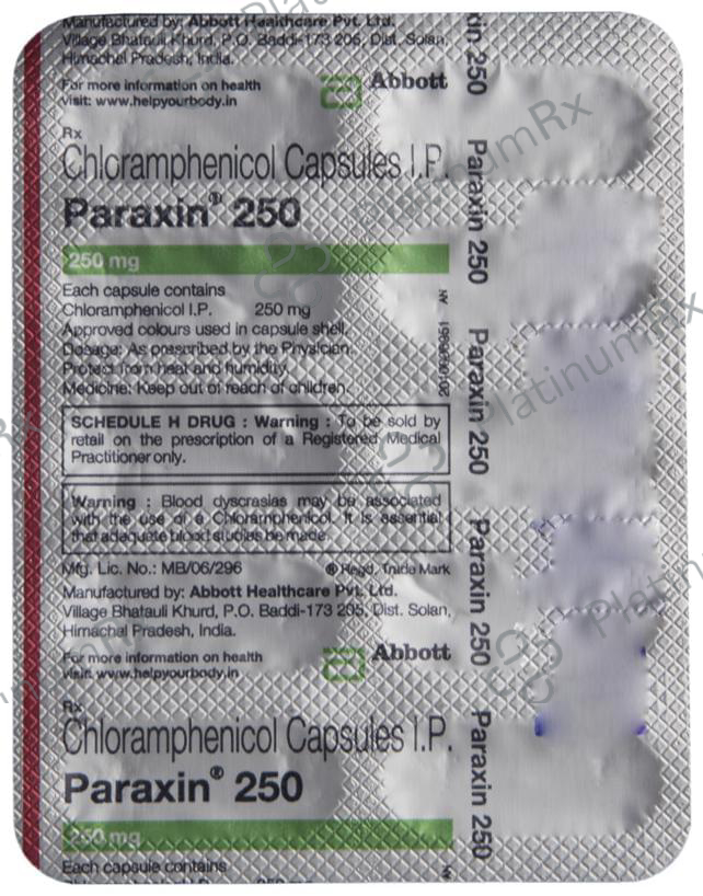 Paraxin 250mg Capsule 10s