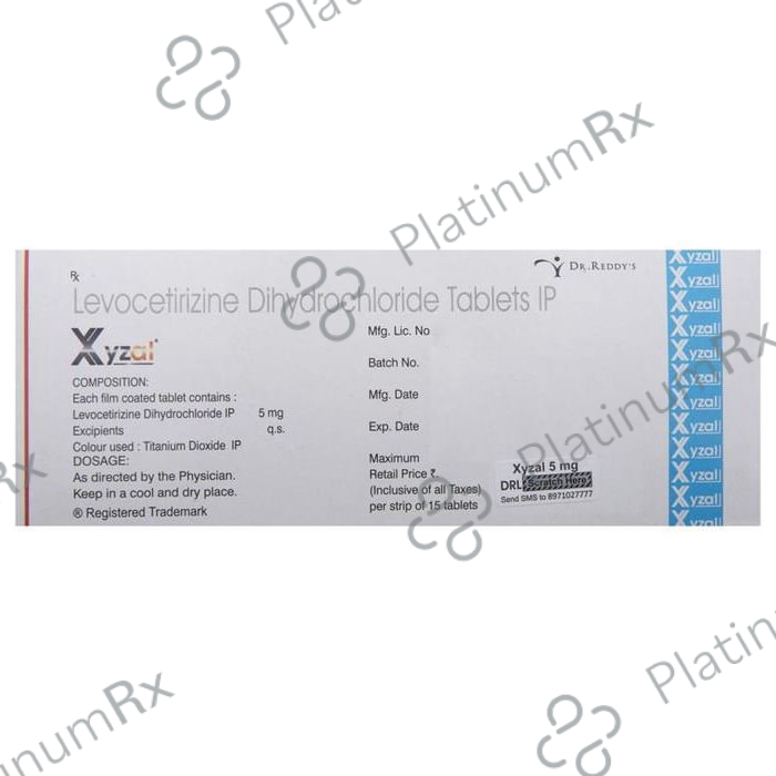 Xyzal 5mg Tablet 15s