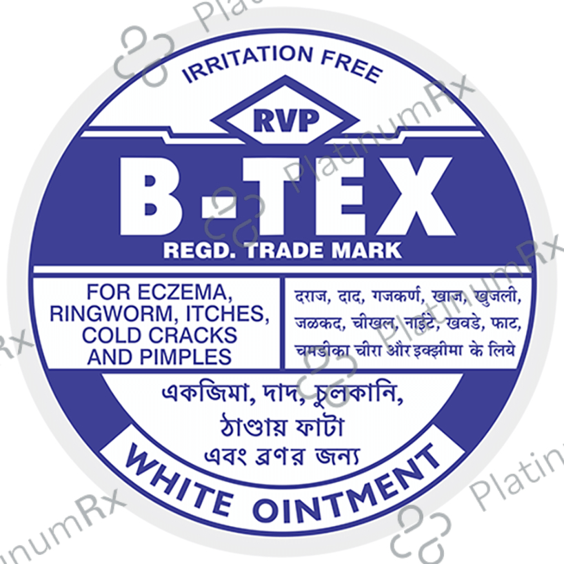 B-Tex White Ointment (14gm Each) 12 jar